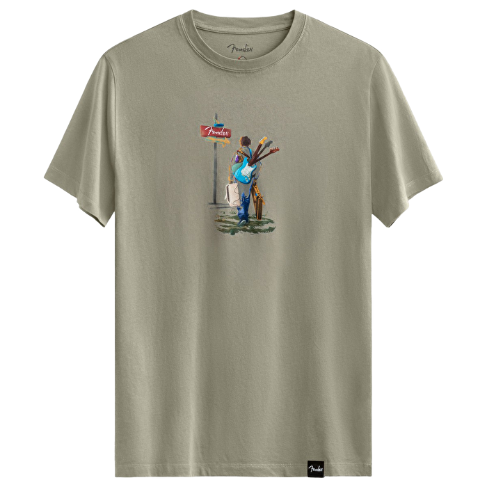KAFT X FENDER X ZUHAL En Route - Concrete New - Tasarım T-Shirt - Unisex